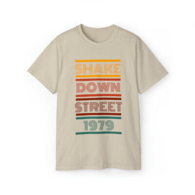 Vintage-inspired 'Shakedown Street 1979' tee! Grateful Dead Unisex Tee