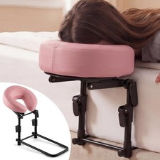 Qunclay Adjustable Massage Headrest for Bed, Portable Mattress Pink