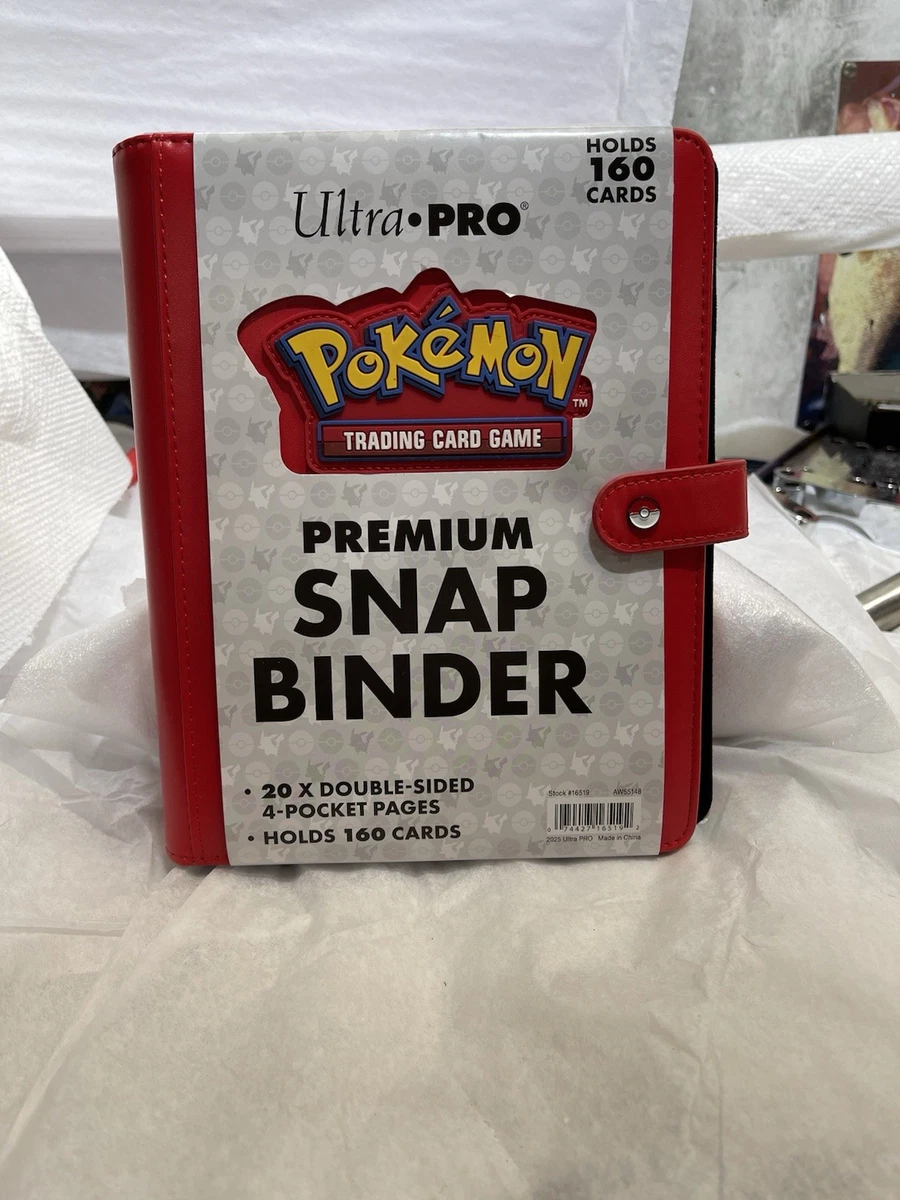50 card binder Pokemon Stellar Crown Ultra PRO Binder (9-Pocket) – PokeSama main image 1