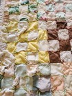 Vintage Mid-Century Nine Patch Tied Quilt — photo 7