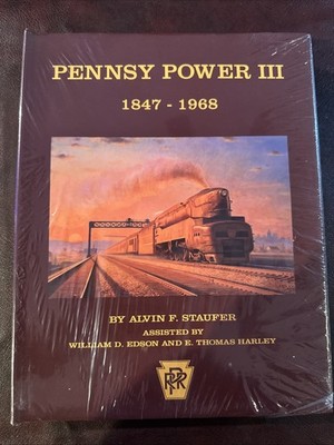 Pennsy Power III von Alvin F. Staufer, versiegelt mit leichtem Riss am Buchboden