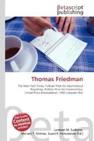 Lambert M. Surhone (U. A.) | Thomas Friedman | Taschenbuch | Englisch (2026)