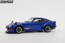 Tarmac Works Nissan Fairlady Z S30 Widebody By Jon Sibal   Blue T64G-062-BL