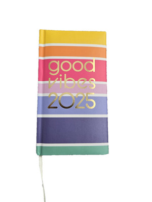 2025 Tagebuch Woche zur Ansicht Planer Slim Journal Ganzjahreskalender