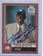 DARIUS MILES Basketball Card IP auto NBA rookie Los Angeles Clippers 00-01 Topps. rookie card picture