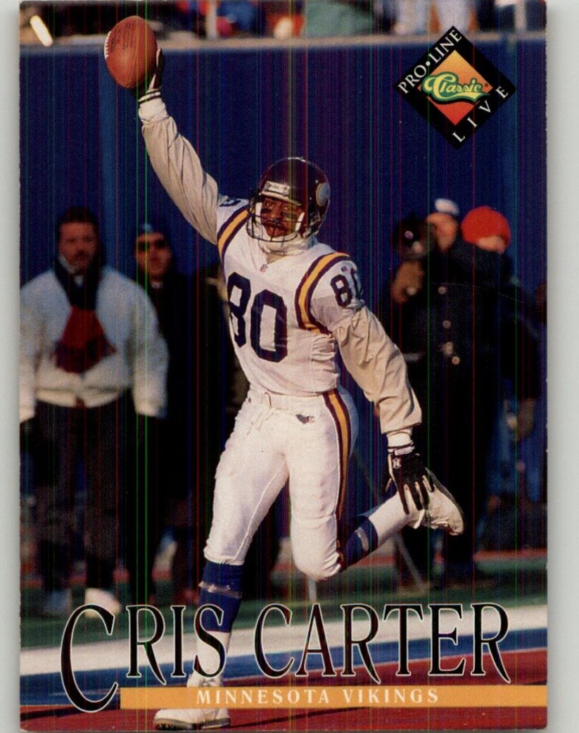 1994 Pro Line Live Cris Carter #83 Minnesota Vikings