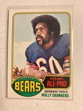 1976 Topps Football #280 wally chambers chicago bears