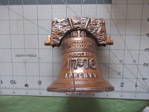 Liberty Bell Coin Bank American State Bank Bloomington Ill.