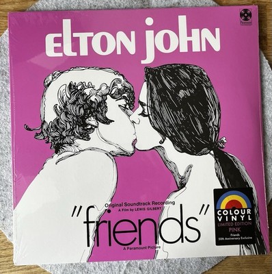 Elton John   Friends Soundtrack LP Pink Marbled Vinyl | Limited Edition NEU OVP