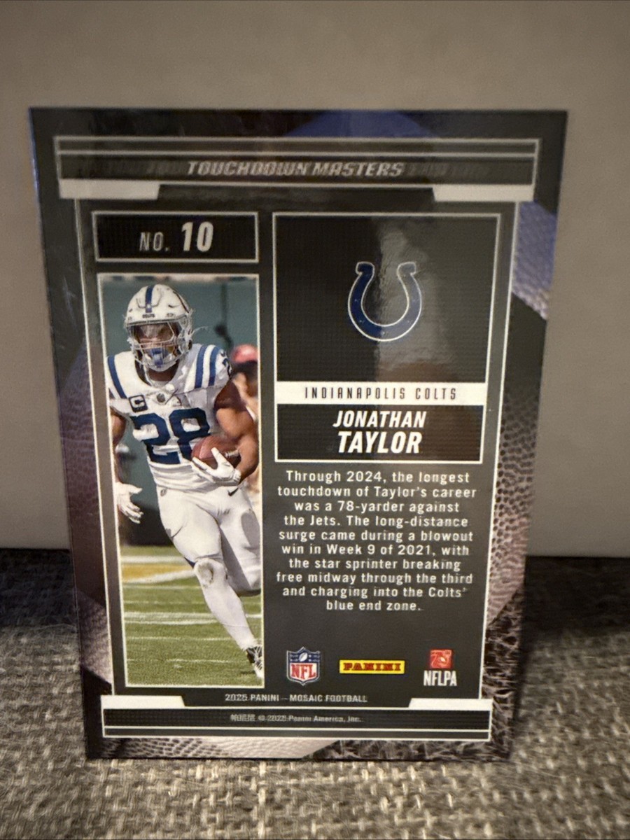 2025 Panini Mosaic - Touchdown Masters Jonathan Taylor #10 | eBay