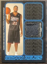 Rodney Carney 2006-07 Bowman Draft Picks & Stars Jersey RC🏀PHILADELPHIA 76ers🏀