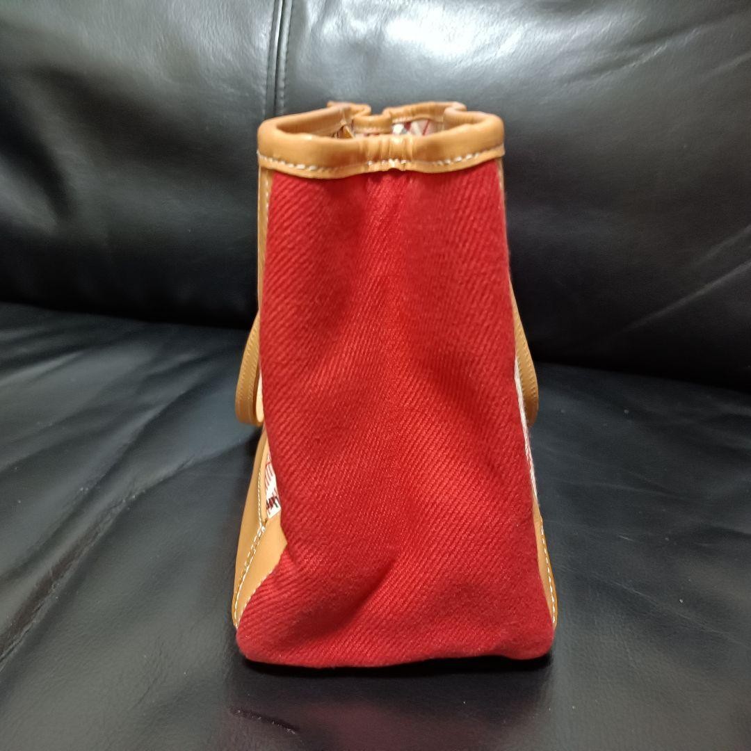 Burberry Blue Label Handbag Nova Check Cotton Canvas Leather Bag Handbag New thumbnail 3