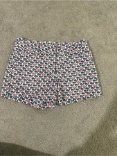 Vineyard Vines girls patriotic USA American flag whale shorts EUC size 8