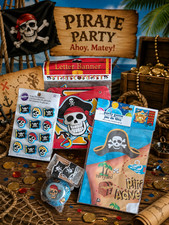 Pirate Theme Wilton Party Pack - Birthday Party - Cupcake Decoration Game Kit