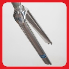 NOS STEEL ALUMINIUM FORK THREADED 1 28 700C V...
