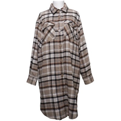 Outerknown, Oberhemd, Damen, Größe: L, Beige/Schwarz/Weiß, Polyester #L74