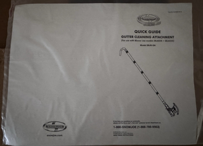 #ad Sun Joe Gutter Cleaning Attachment SBJ6 GA Use with Blower Joe Models NEW $45.00