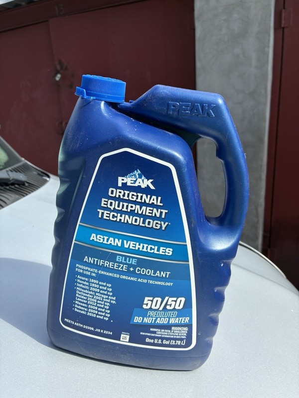 OET Extended Life Blue Prediluted Antifreeze/Coolant for Asian Vehicles, 50/50