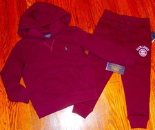 POLO RALPH LAUREN AUTHENTIC TODDLERS BOYS BRAND NEW ORIGINAL 2Pc SET Size 4, NWT