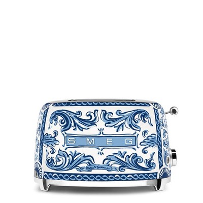 Smeg - 2-Scheiben-Toaster Kompakt - Dolce & Gabbana Blu Mediterraneo