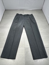 VTG 80s USA Levi Strauss Co Mens High Rise Pleated Dress Pants 34x30 Gray Talon