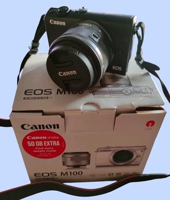 Canon EOS M100 + EF-M 15-45mm IS STM | Wie neu | OVP