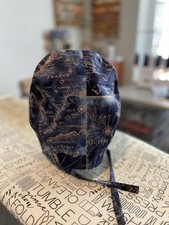 Maps Of The World Tie Back Scrub Hat