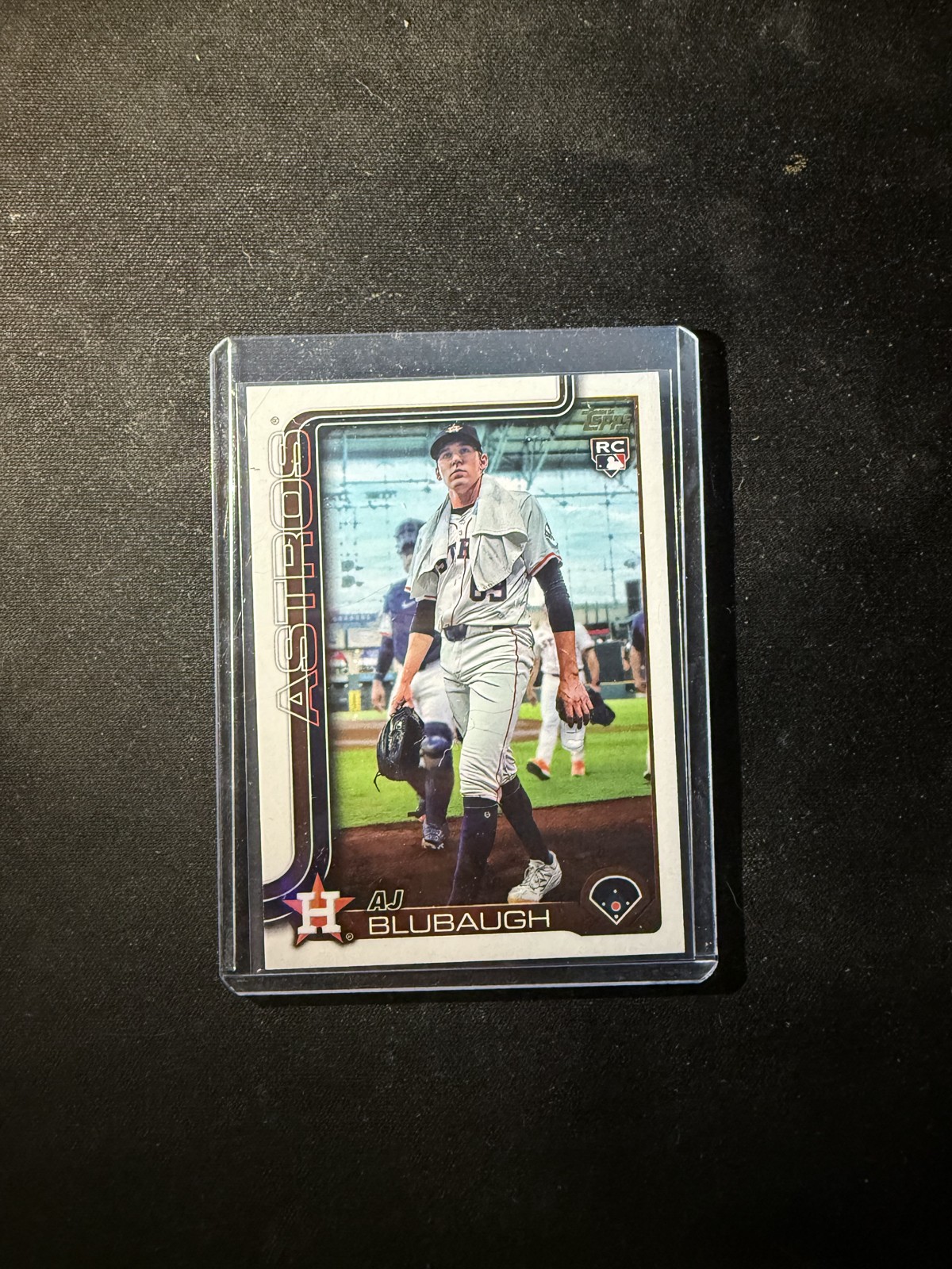 2025 Topps Update Series- AJ Blubaugh #US177 Golden Mirror Image Variations (RC)