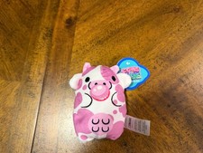 4" Cows Vs Aliens Beanbag Plush Series 061 Stickie NEW Purple Cow