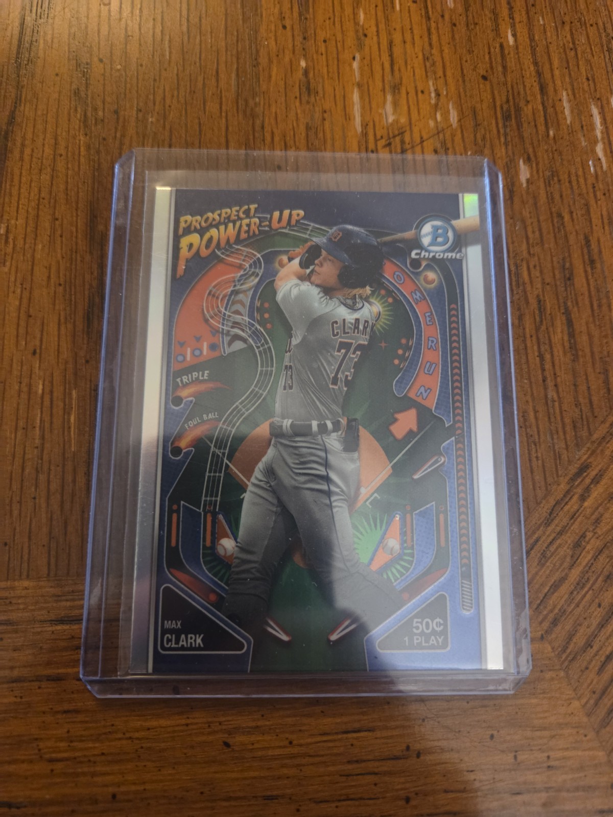 2024 Bowman CHROME Prospect Power-Up Max Clark Detroit Tigers PP-12