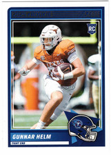 Gunnar Helm 2025 Score Football #99 Base Rookie Card