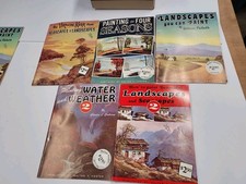Lot of 5 Vintage How To Paint  Draw Books Walter T Foster Art Instruction