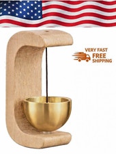 Wooden Door Bell Japanese Wind Chime Home Decor Garden Shopkeeper Reminder