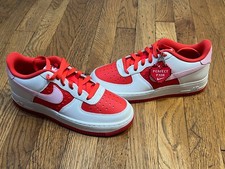 Nike Air Force 1 VD Valentines Vday HV5165-121 Pink Red White Hearts Kids Sz 6Y
