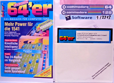 COMMODORE 64/128 -- 64'er AUSGABE 5/93 (MARKT & TECHNIK - DISKETTE ZUM HEFT)