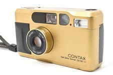 Tested! [N MINT] Contax T2 Gold Point & Shoot 35mm Compact Film Camera JAPAN #99