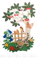 Fensterbild Sommer B= X H=Ca 15 Cmx22 Cm Neu Erzgebirge Bastelset Selbstbausatz