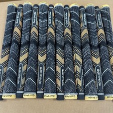 13 pairs of medium black and gold Golf Pride MCC Plus4 grips US warehouse