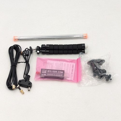 RTL-SDR Blog V4 RTL2832U R828D TCXO BIAS-T HF Software Defined Radio w/ Antenna
