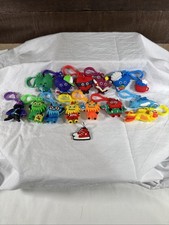 Kids Heart Challenge Keychains Lot of 14 Plus 2 Accessories