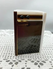 OOAK Artisan Made Mini Fridge 1:12 Dollhouse c. 1990