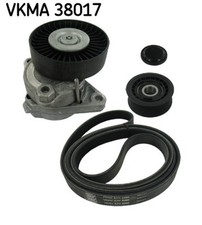 SKF Keilrippenriemensatz VKMA 38017 für MERCEDES W210 W220 W163 W202 R129 A209
