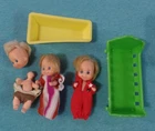 Vintage Mattel Sunshine Family Baby Dolls