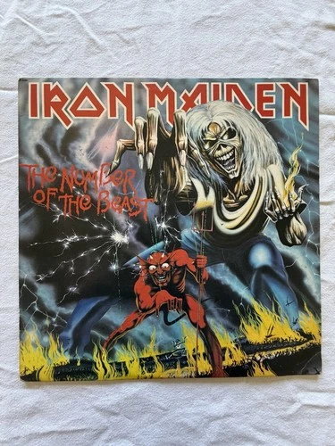 Iron Maiden The Number Of The Beast 1982 US 1st Press Harvest/Capital Records