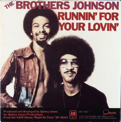 Brothers Johnson - Runnin' For Your Lovin' (Vinyl-Single, sehr guter Zustand)