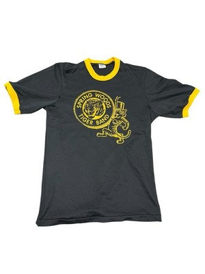 Champion Vintage 70s T Shirt Spring Woods Tiger Band Mesh Ringer 1970s Tee