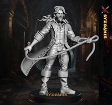 Julius Belmont Castlevania Anime Miniature Fantasy Mins Pathfinder D&D TTRPG