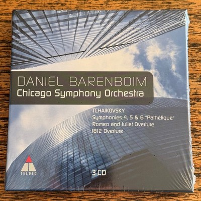 Barenboim, Chicago SO, Tchaikovsky 4,5,6 etc [3 x CD New/Sealed]