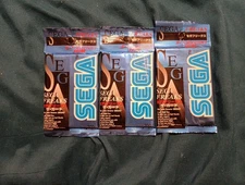 1997 Japanese SEGA FREAKS trading card 3 Packs Sealed