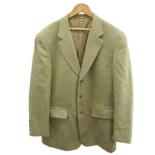 Christian Dior Wool Blazer Beige S Tailored Jacket with Shoulder Pads